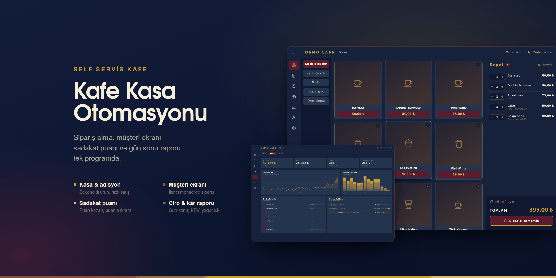 Kafe Otomasyon Sistemi